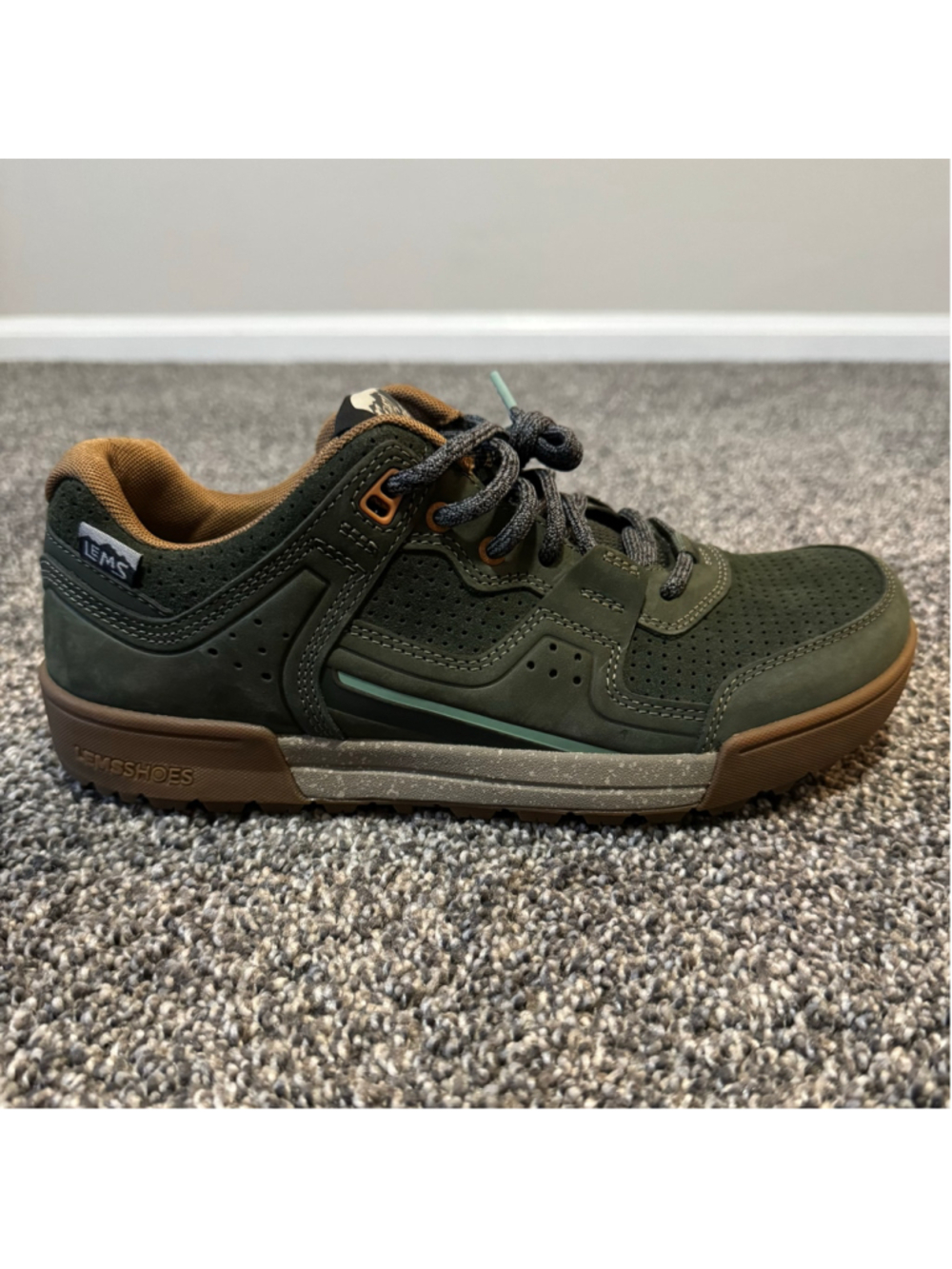 Unisex Lems Trail Thrasher Trail Sneaker in Moss Size Men 8.5 or Women 10 - Picture 6 of 14